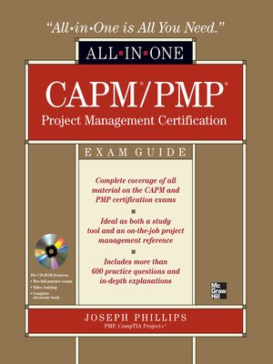 cover image of CAPM&#174 / PMP&#174 Project Management All-in-One Exam Guide